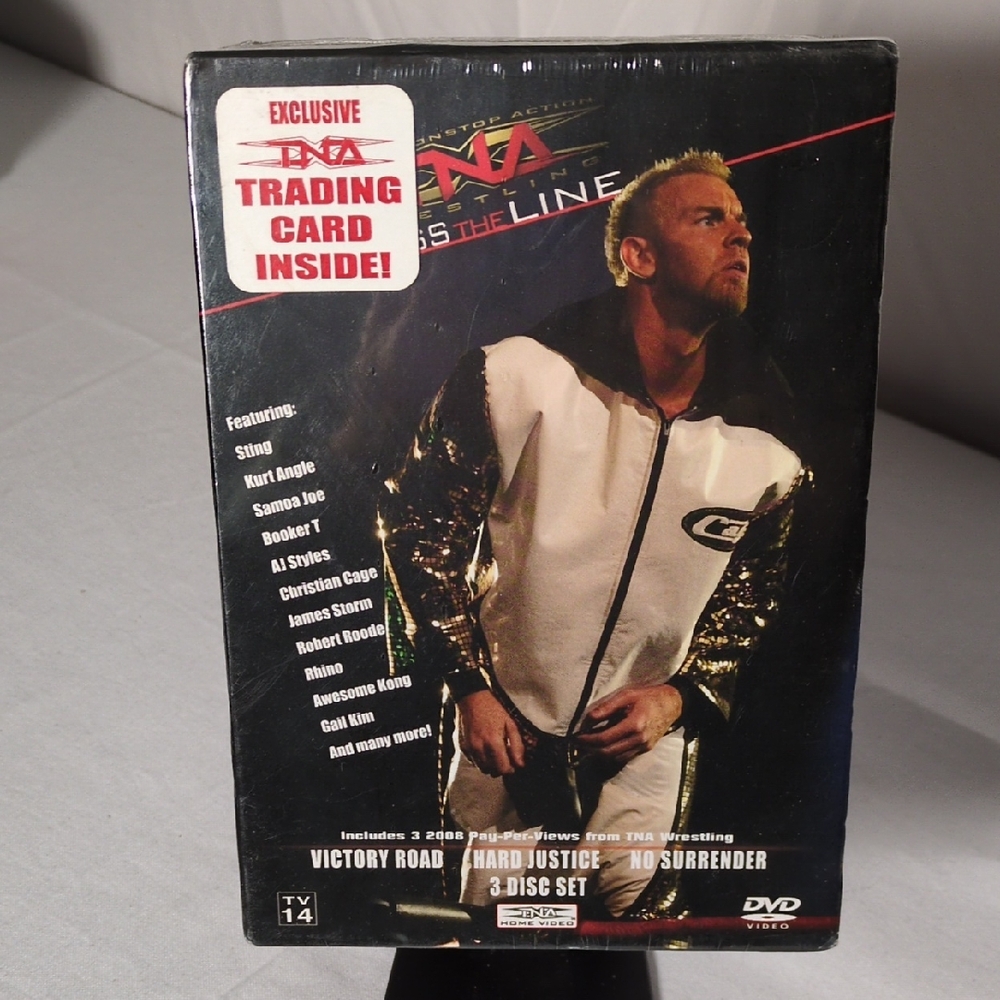 TNA Wrestling 3-Disc DVD Set with Trading Card